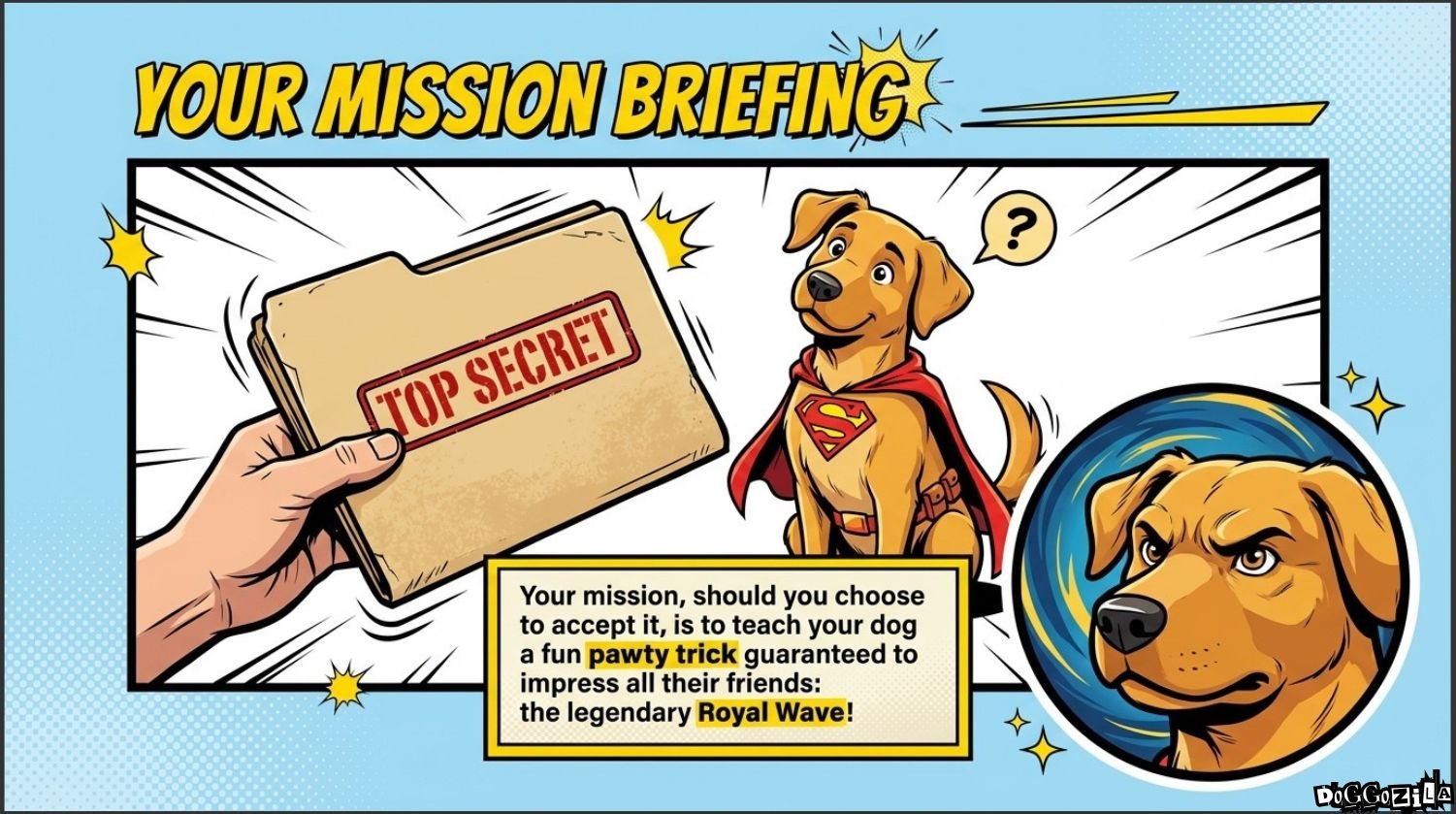 How to Teach Your Dog to Wave