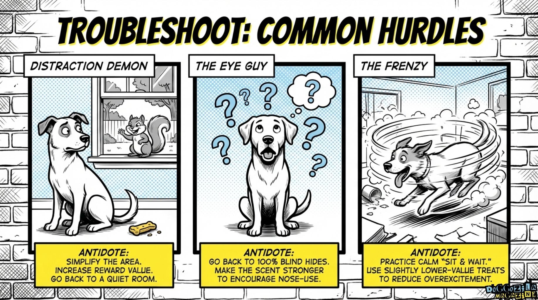 how to troubleshoot common hurdles in dog training