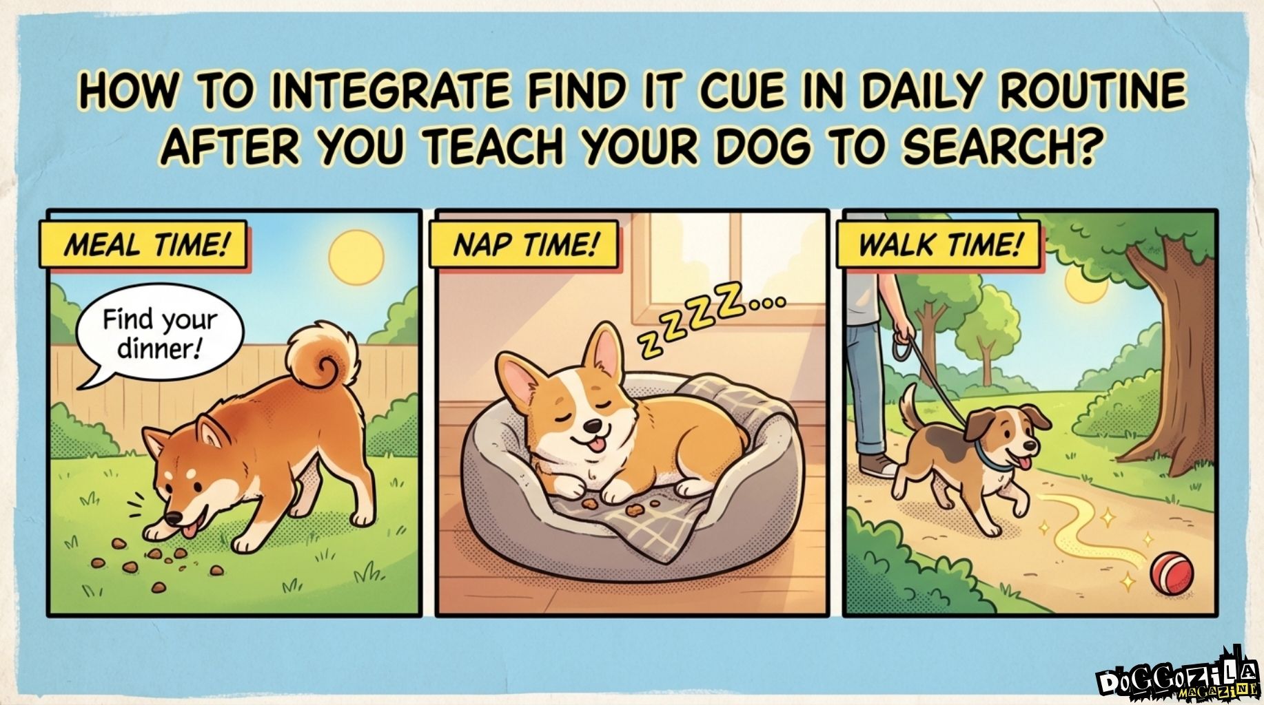 how to integrate the cue find it in daily routines