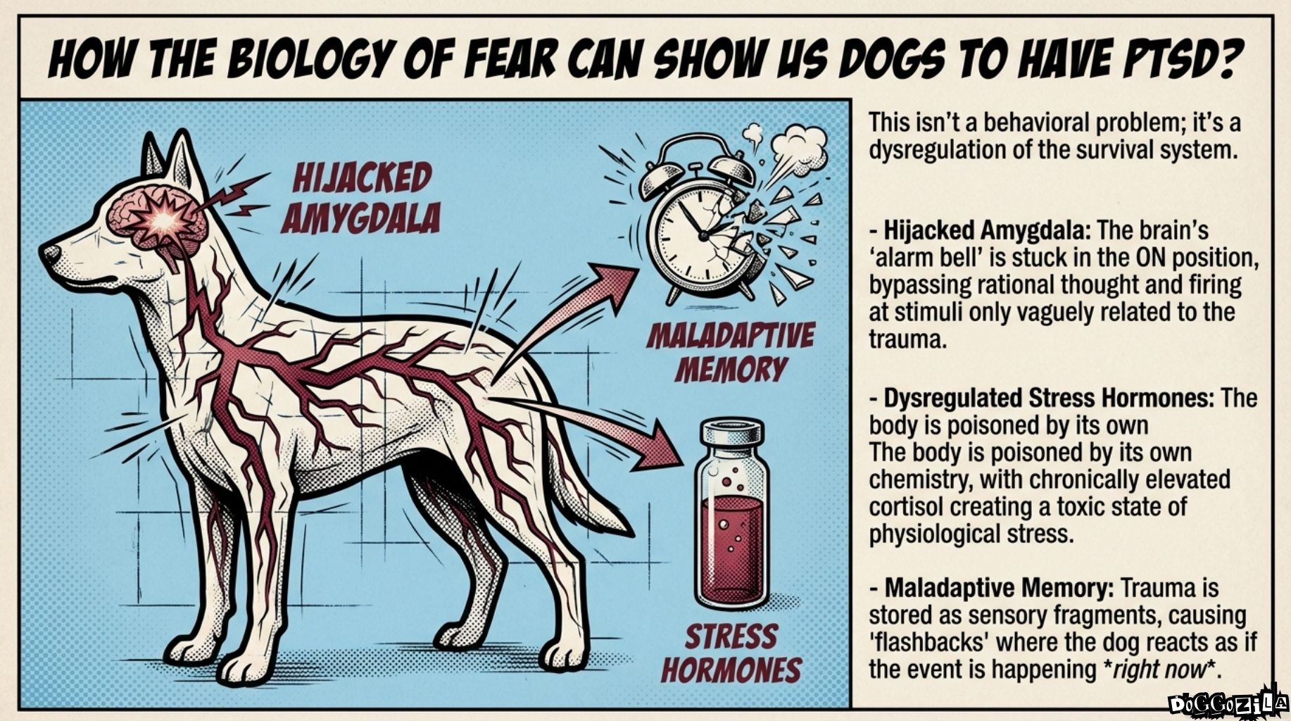 the biology of dog fear and ptsd