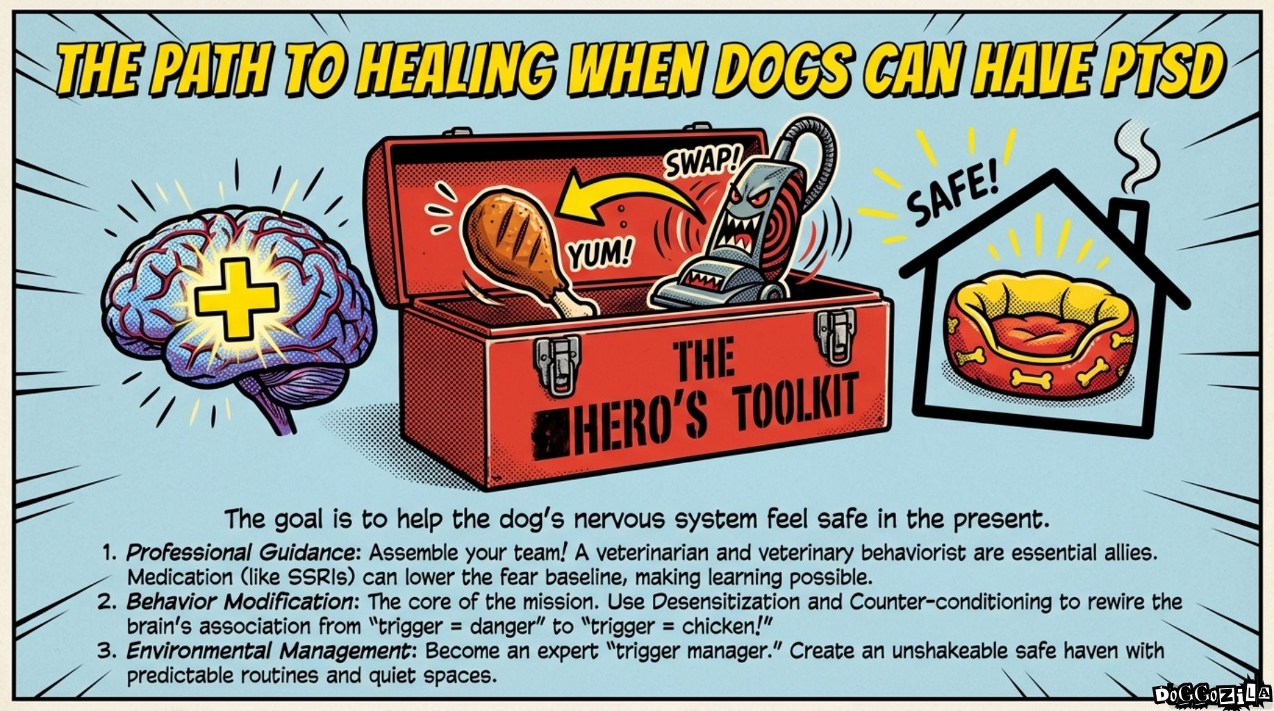 the path to healing when dogs can have PTSD