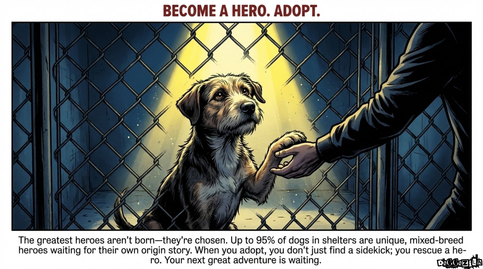 Become a hero and adopt a dog