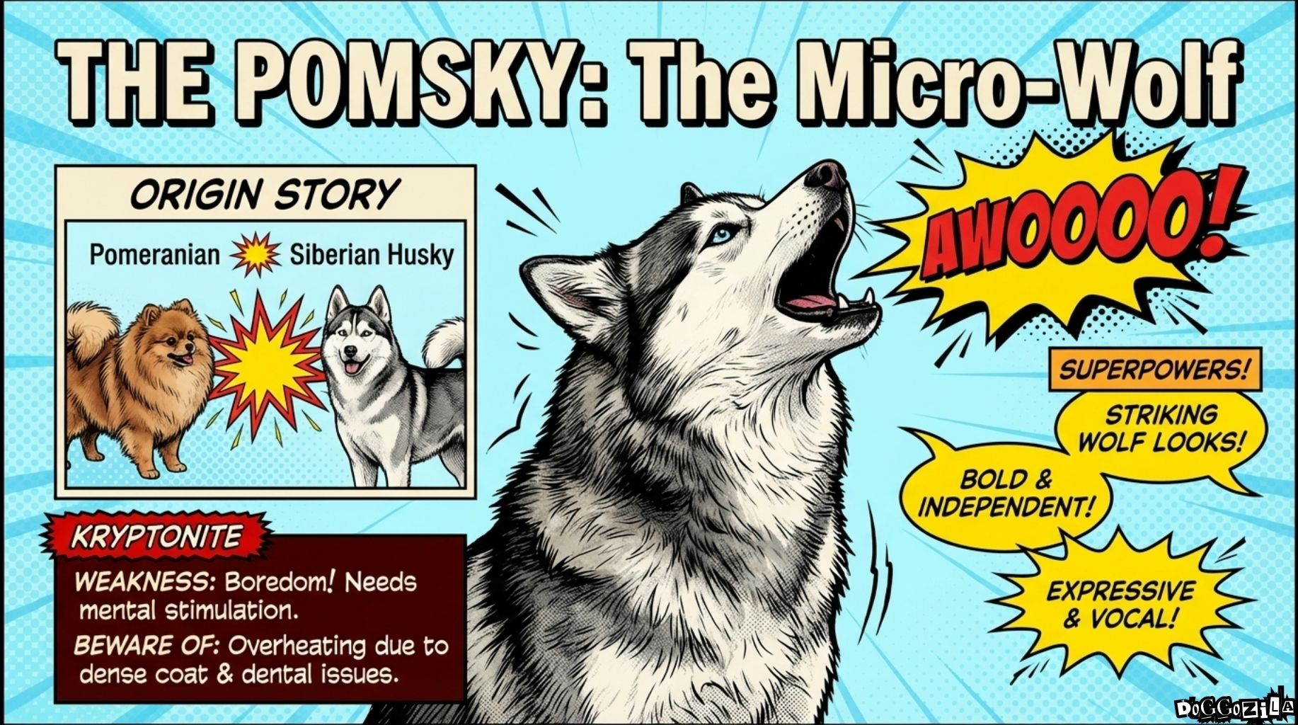 The Pomsky Cutest mixed dog breeds