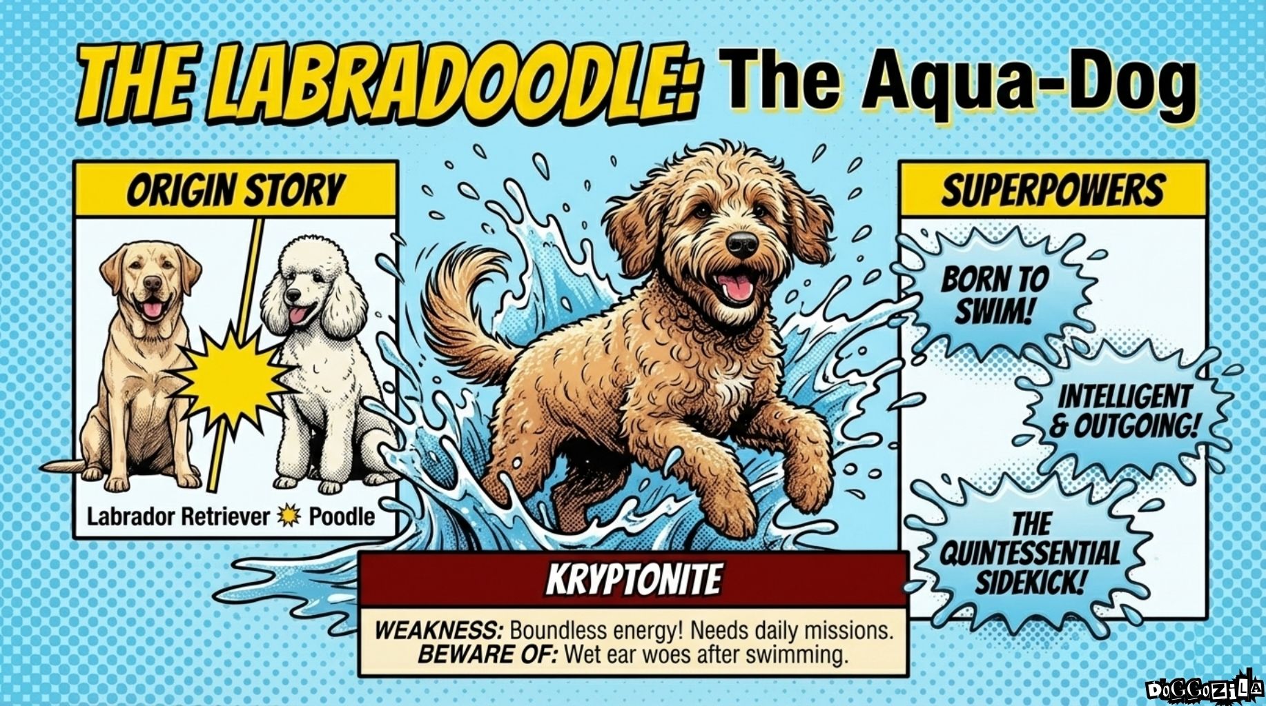The Labradoodle Cutest mixed dog breeds