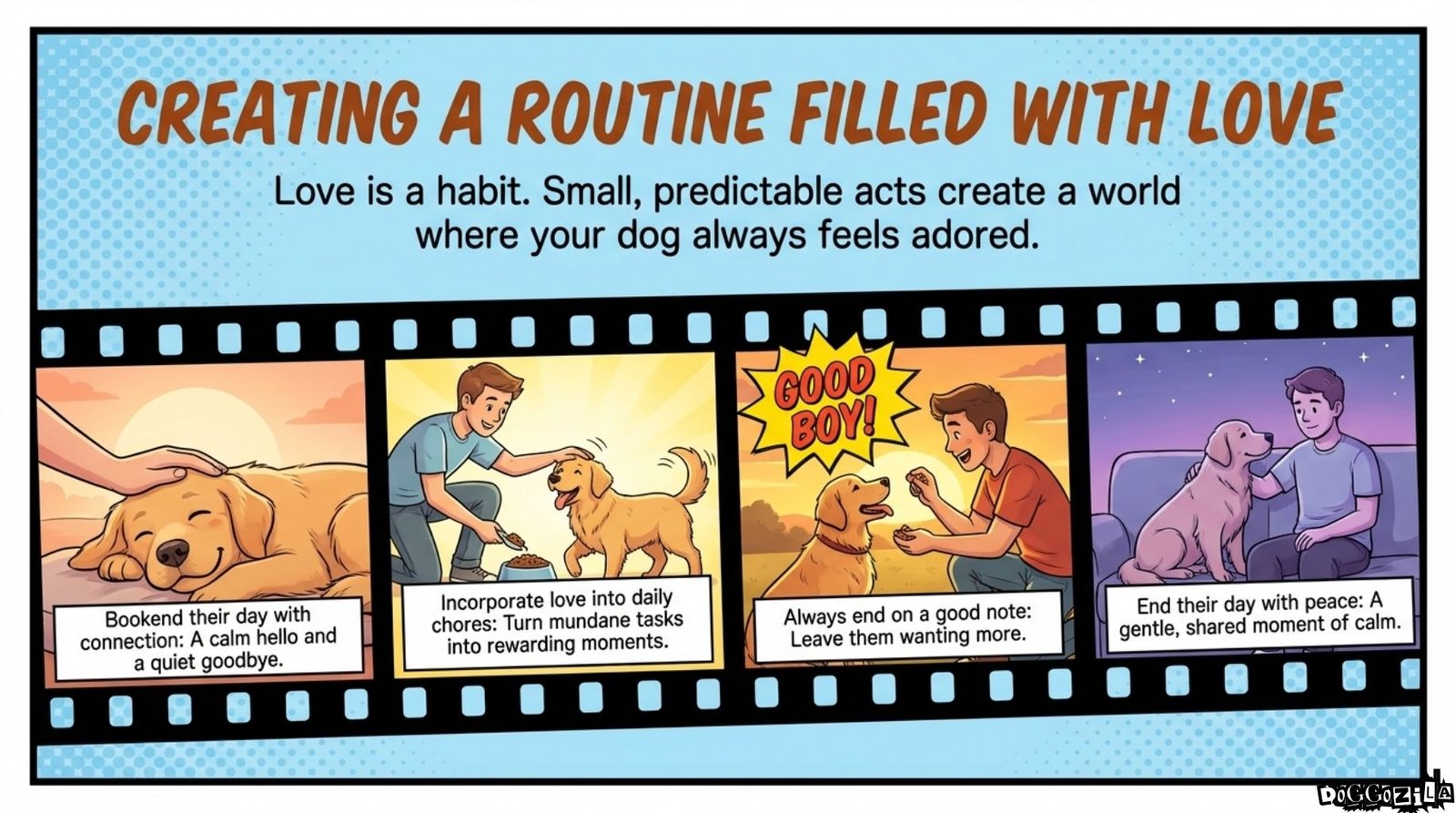 dogs do love routines