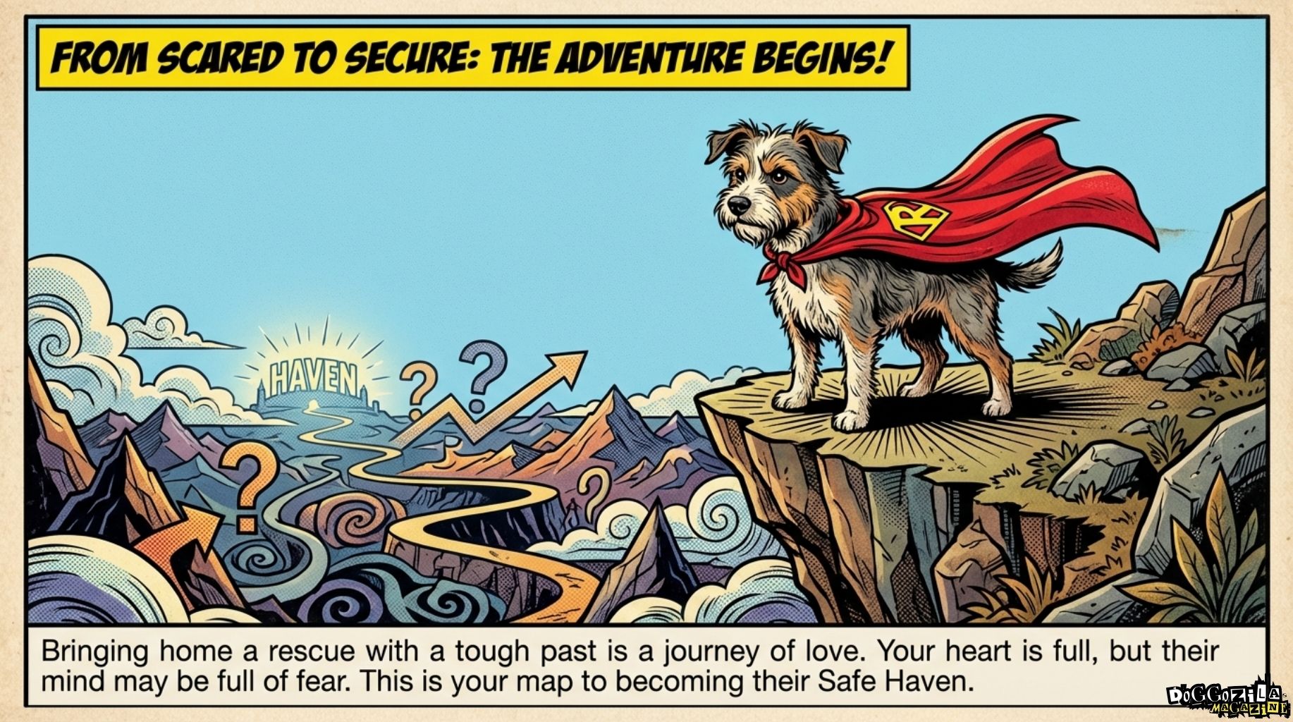 from scared dog to secure dog