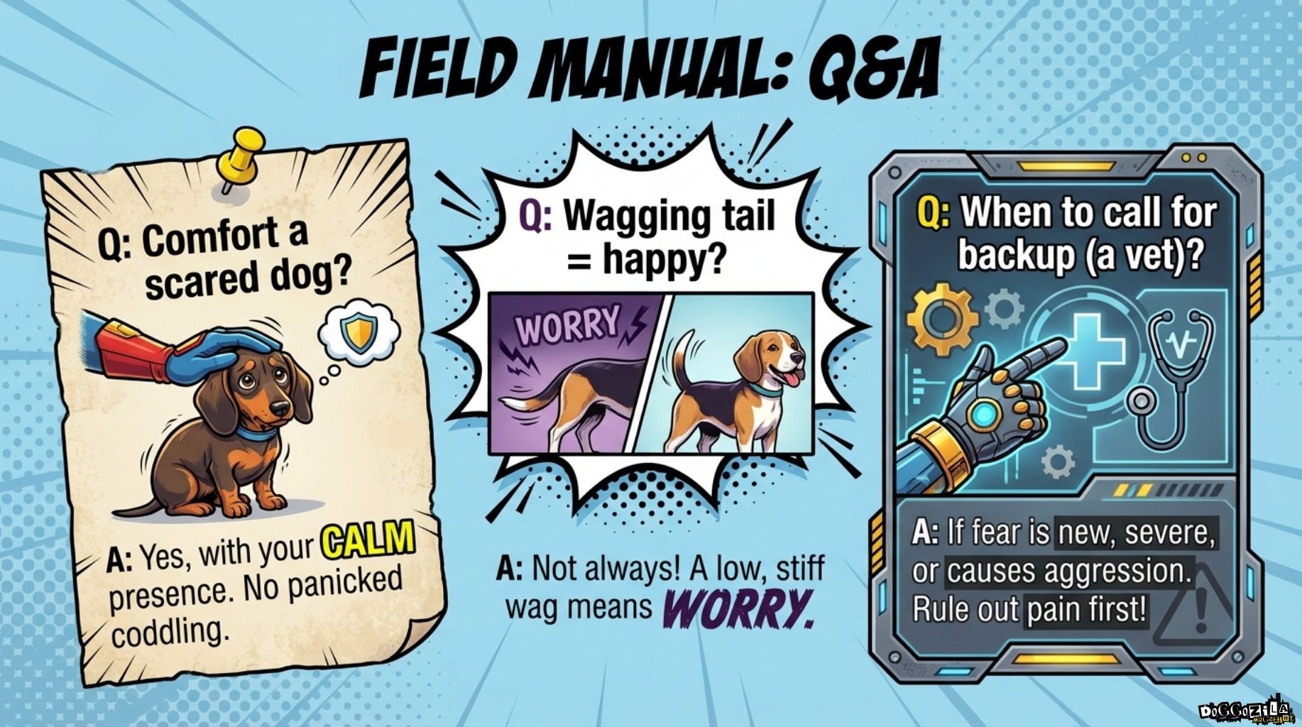 FAQ about fear and worry in dogs