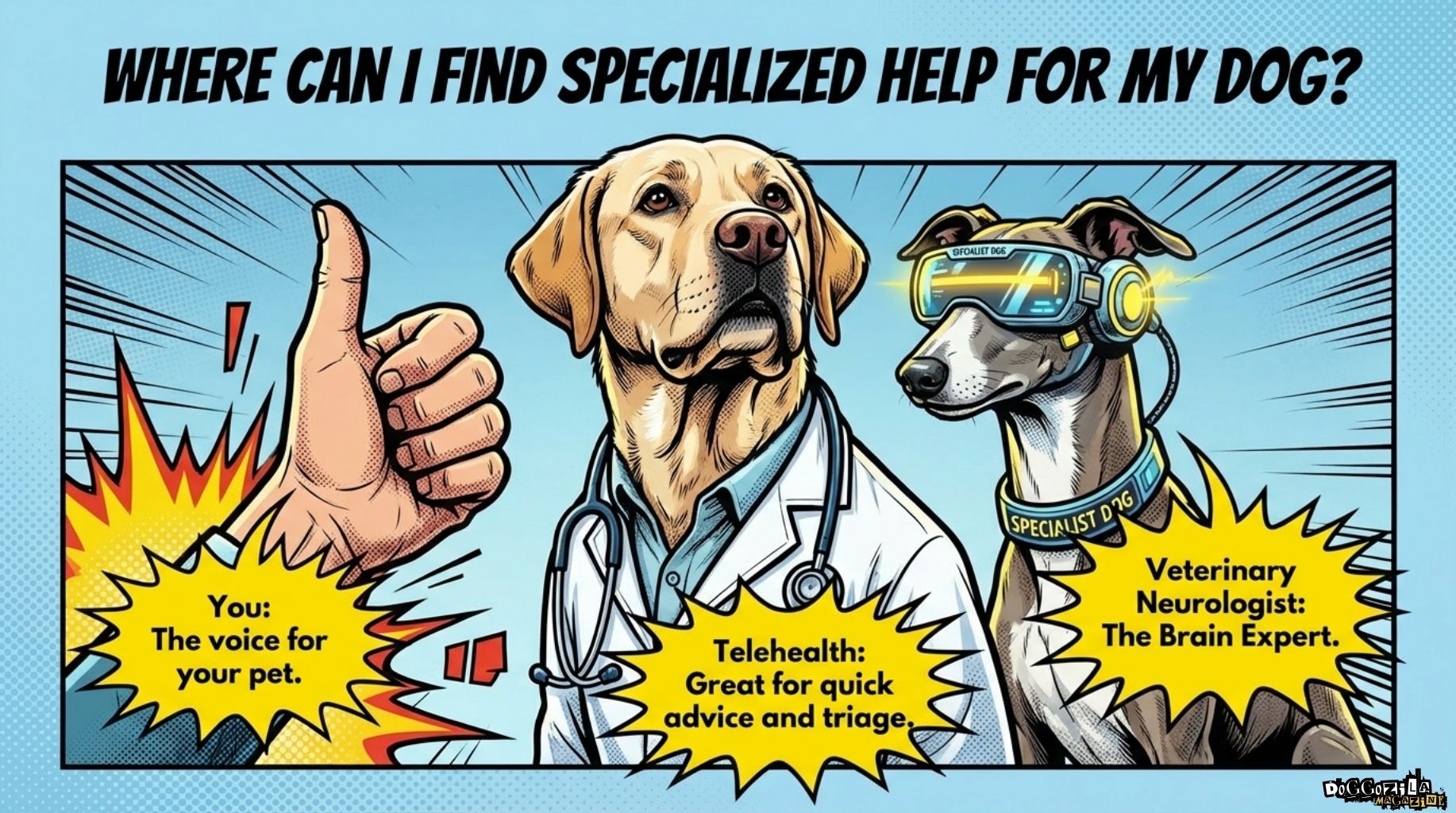 Veterinary neurologists says that dogs can have headaches