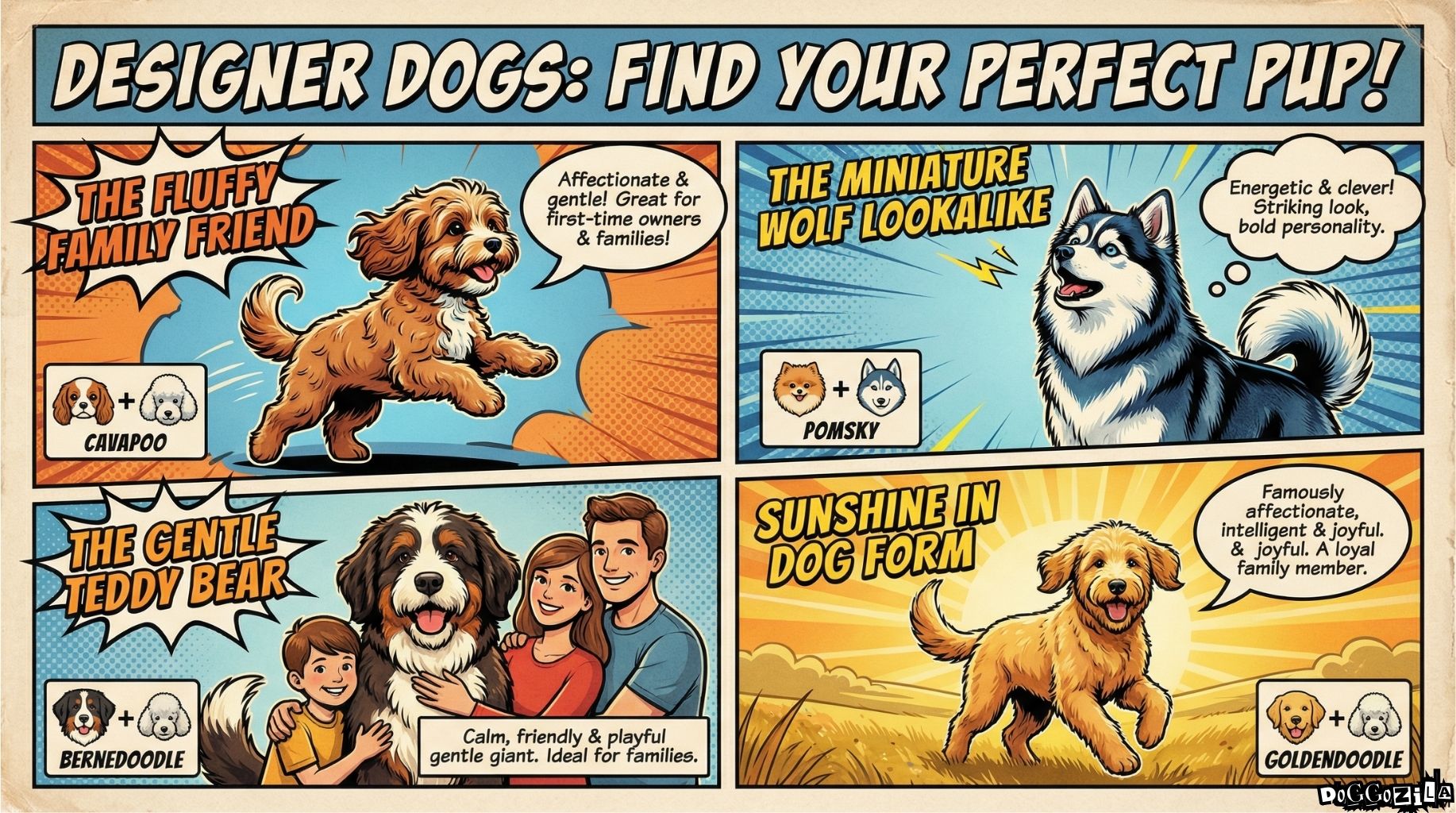 cute designer dog breeds