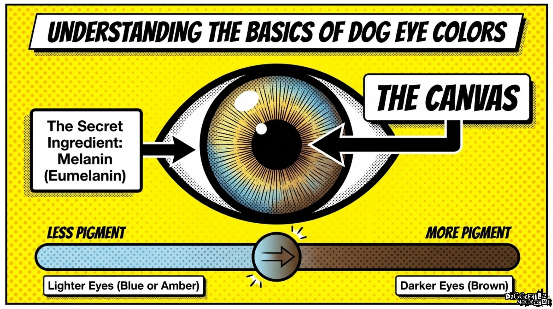 the basics of dog eye colors