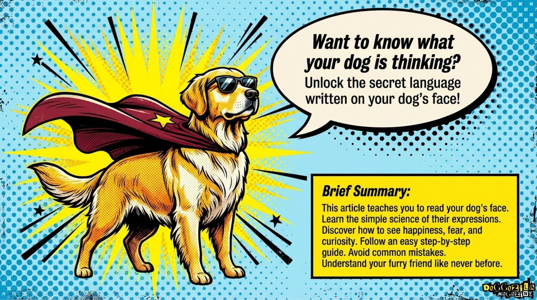 learn how to read your dog face