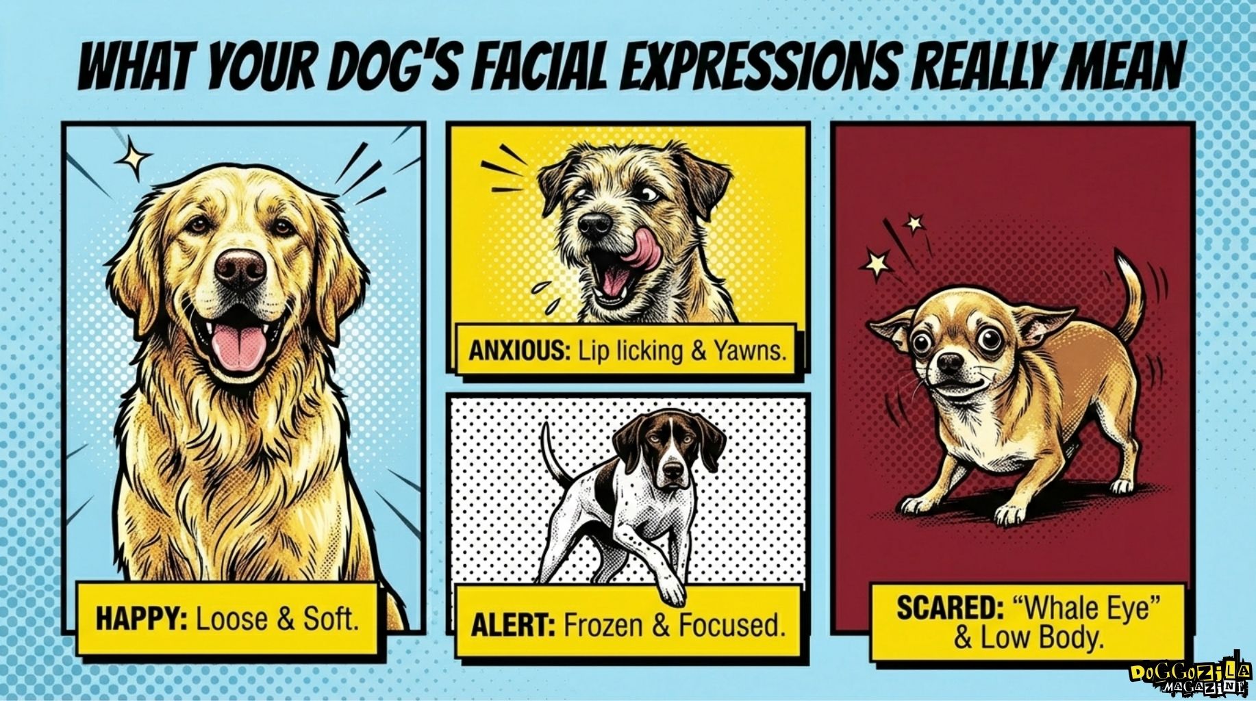learn the language of your dog's funny face