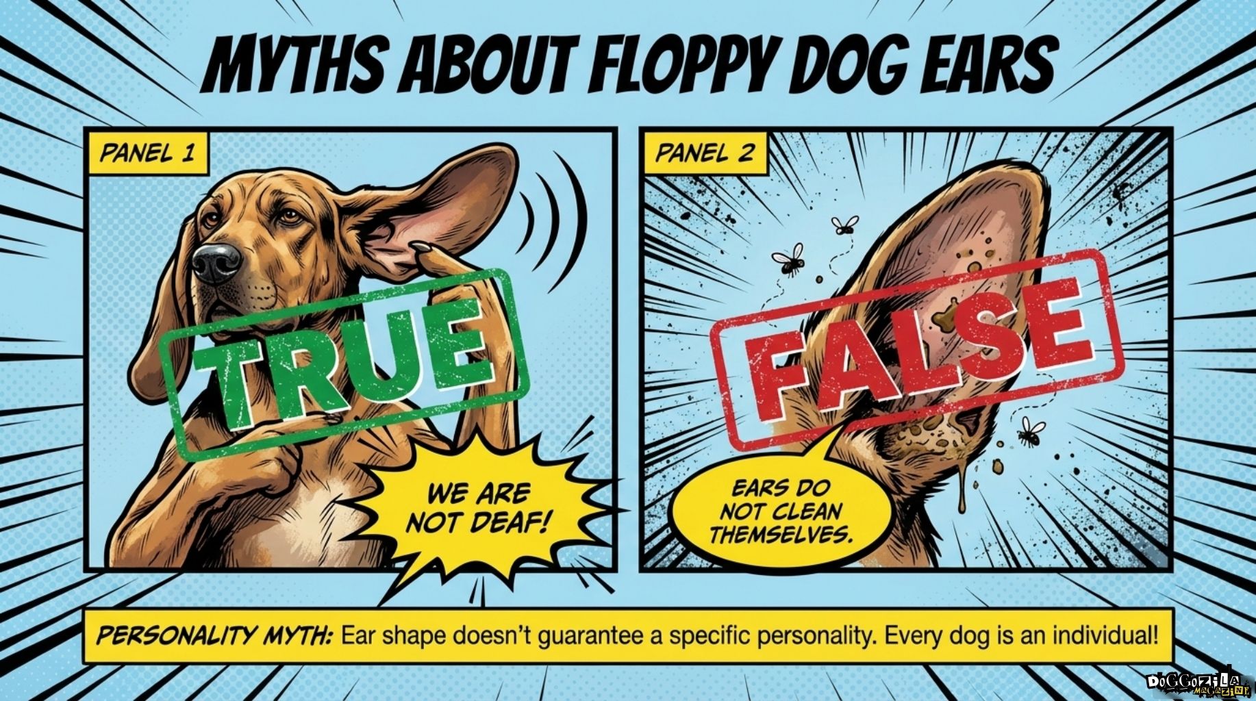 myths about the huge dog ears