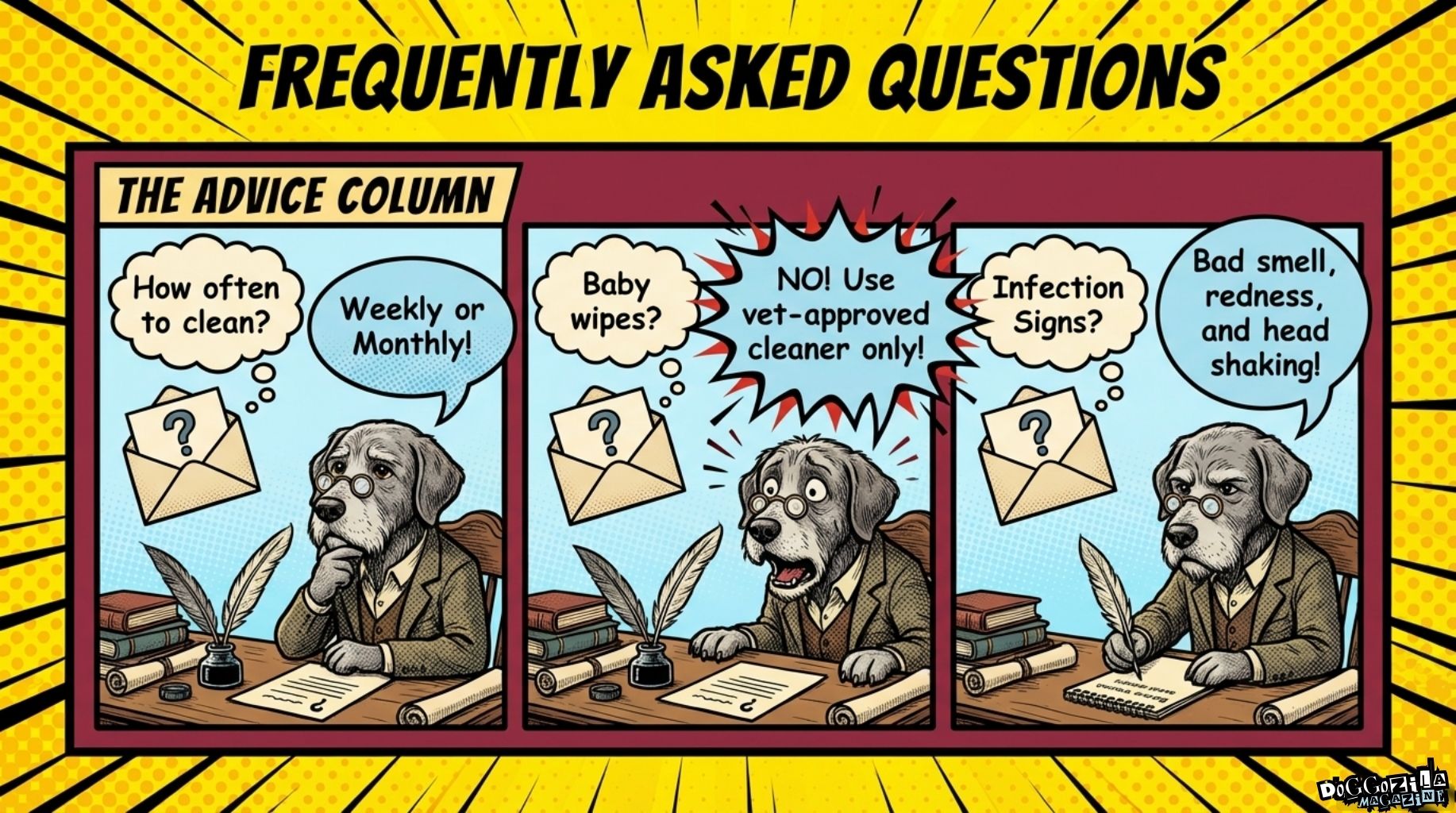 frequently asked questions about dog ears