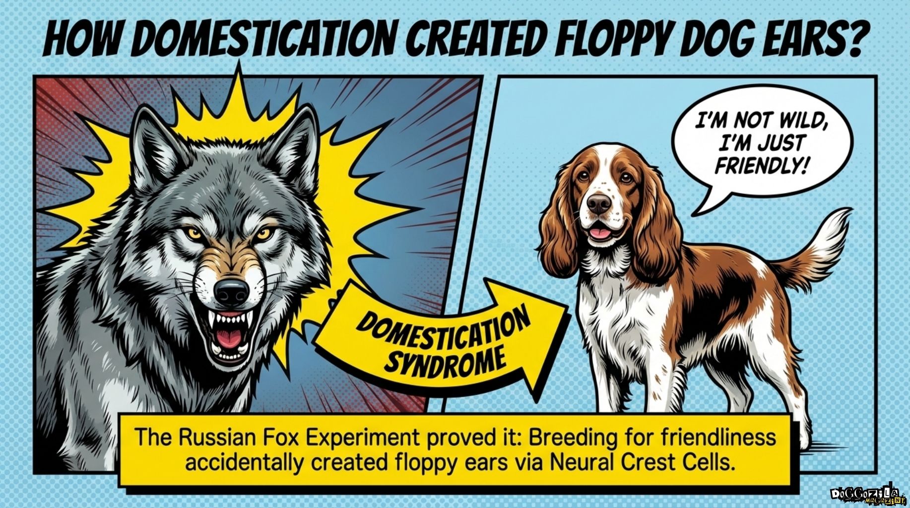 dog domestication and dog ears