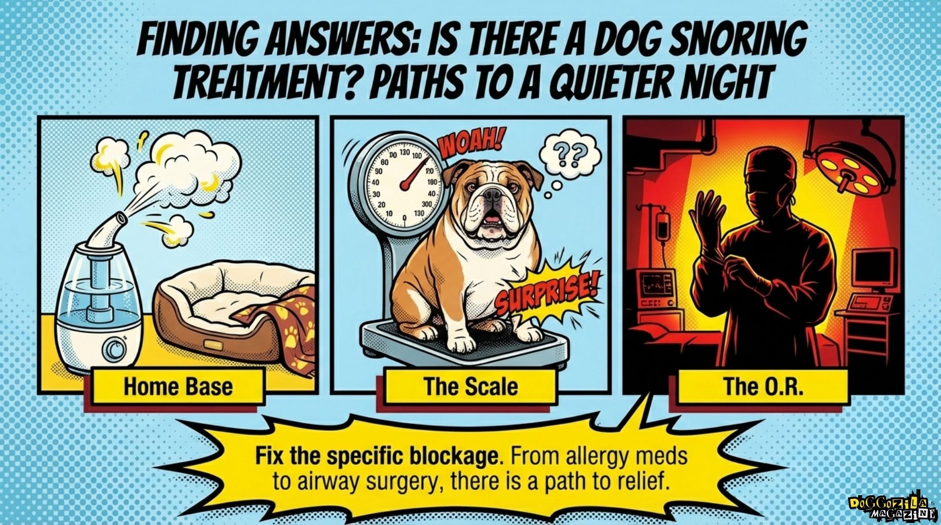 dog snoring treatment