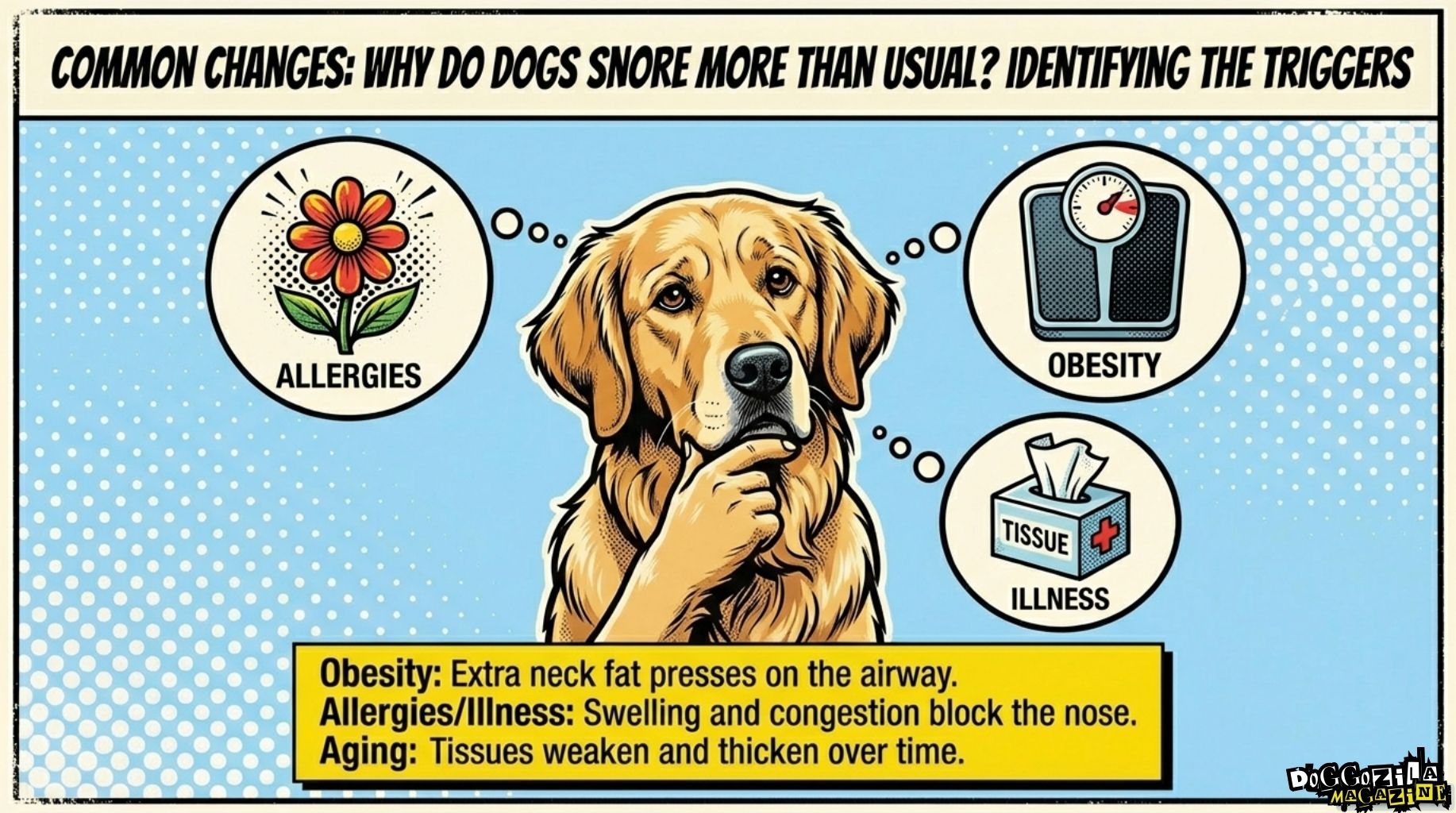 triggers for dog snoring