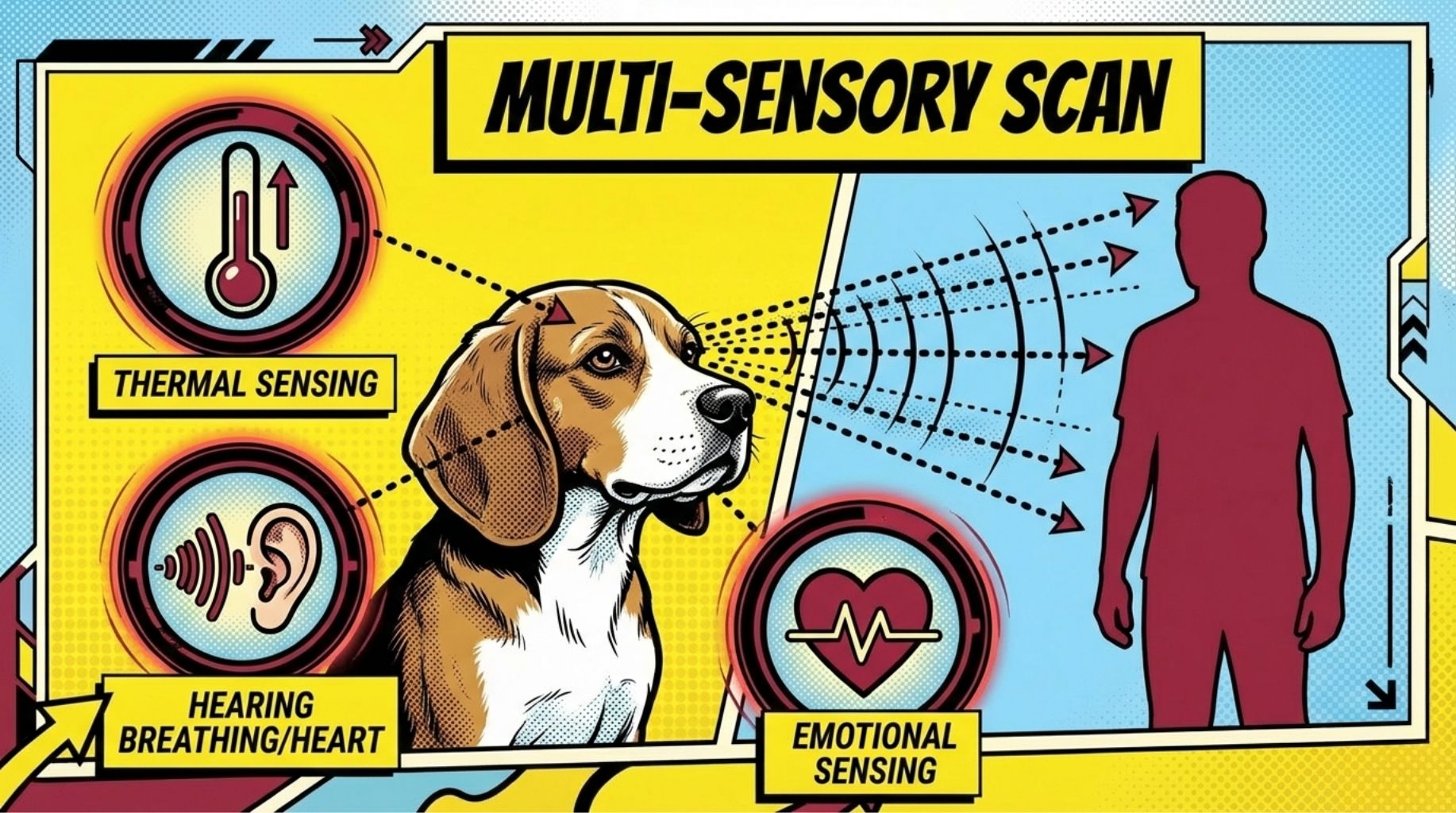 mullti-sensory scan that dogs do when owners are sick