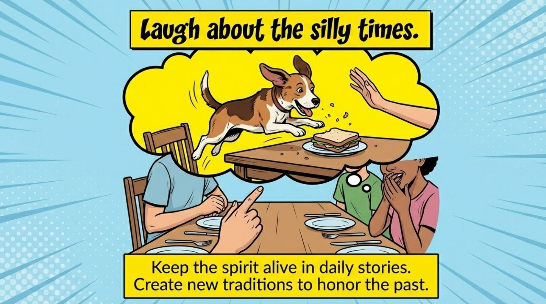 help your child remember their dog with joy