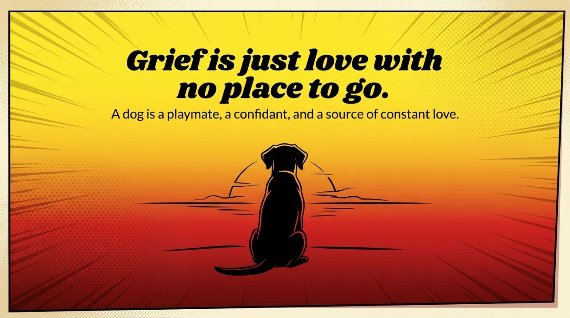 grief is just love with no place to go
