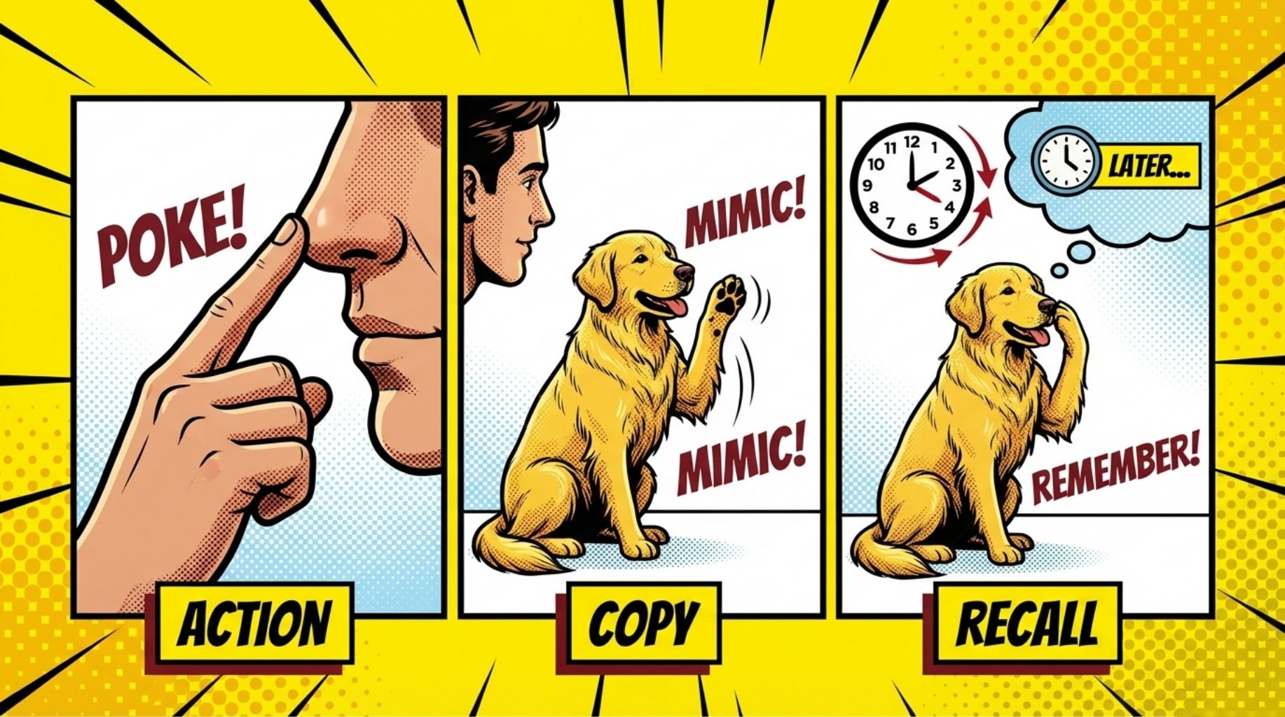 dogs do think about the past