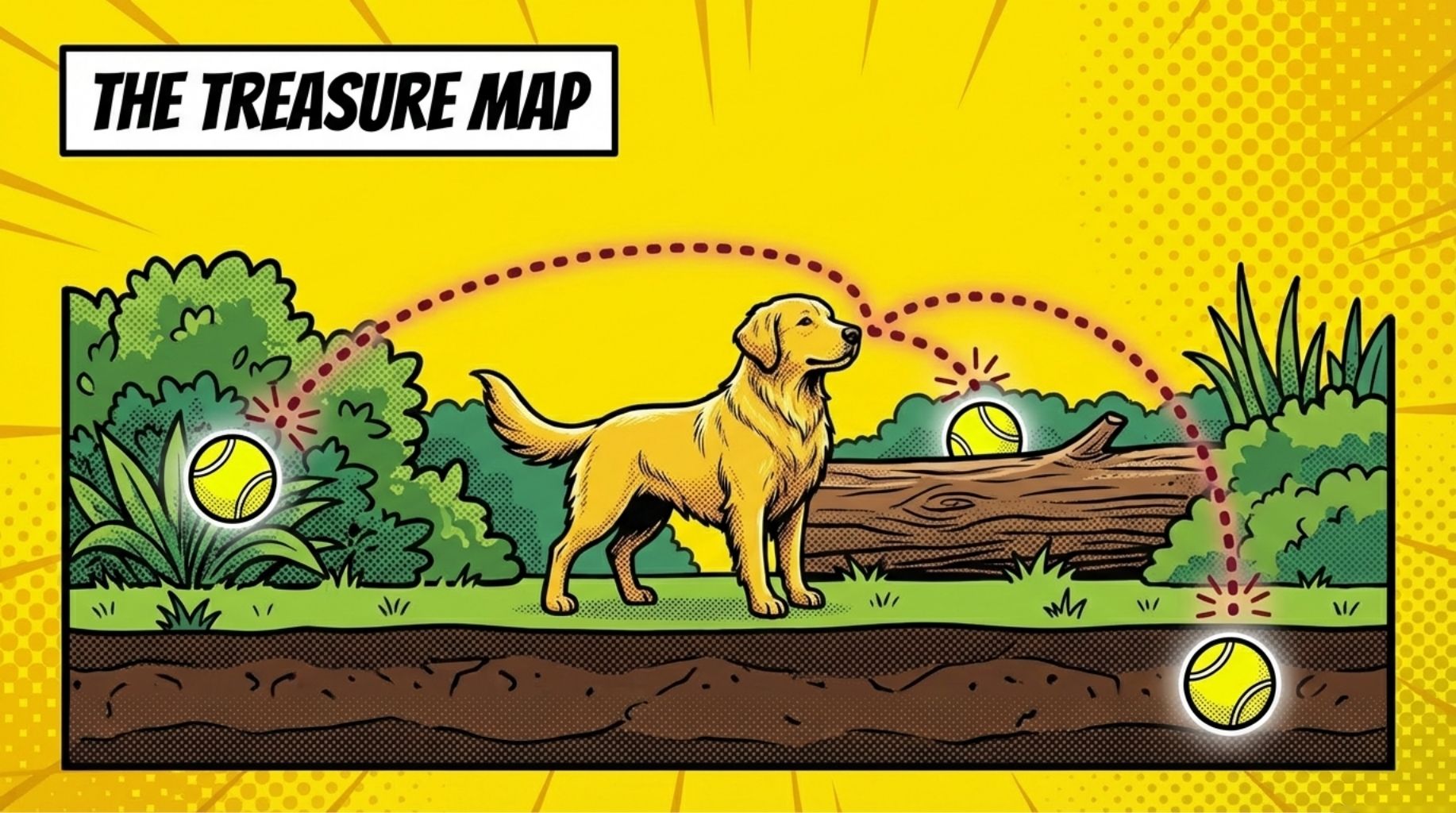 the treasure map that your dog have