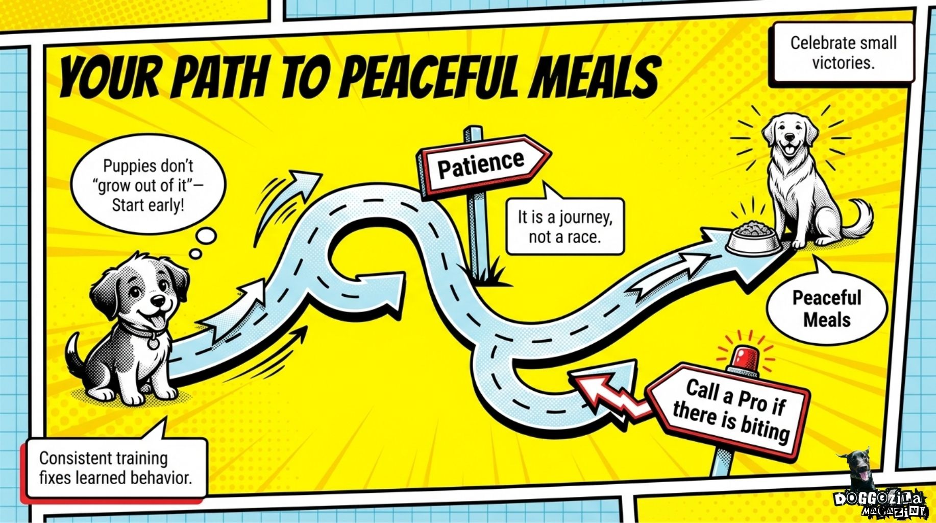your path to peaceful dog meals