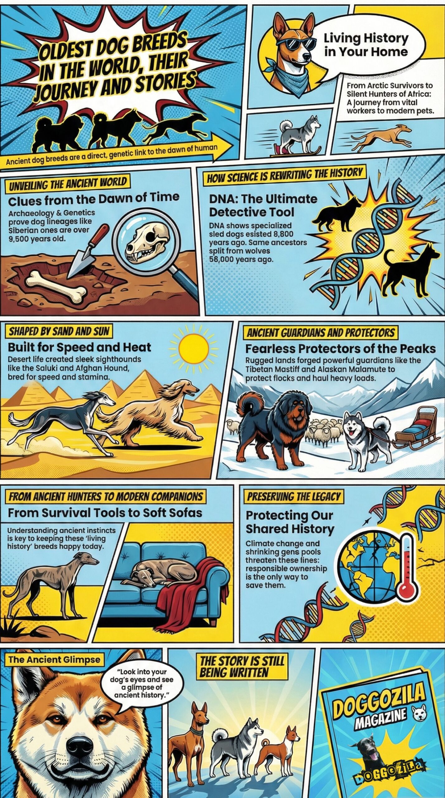 the story of the ancient dog breeds