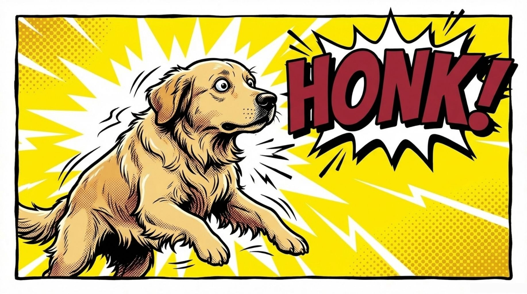 honking sounds from your dog