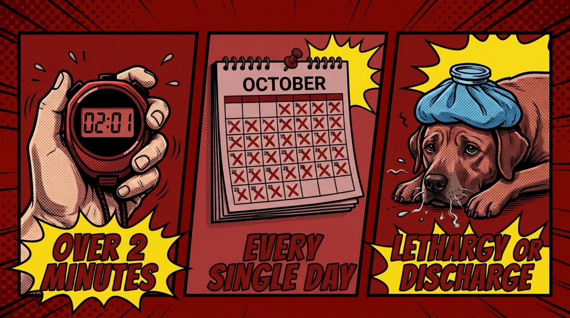 be aware of your dog's condition