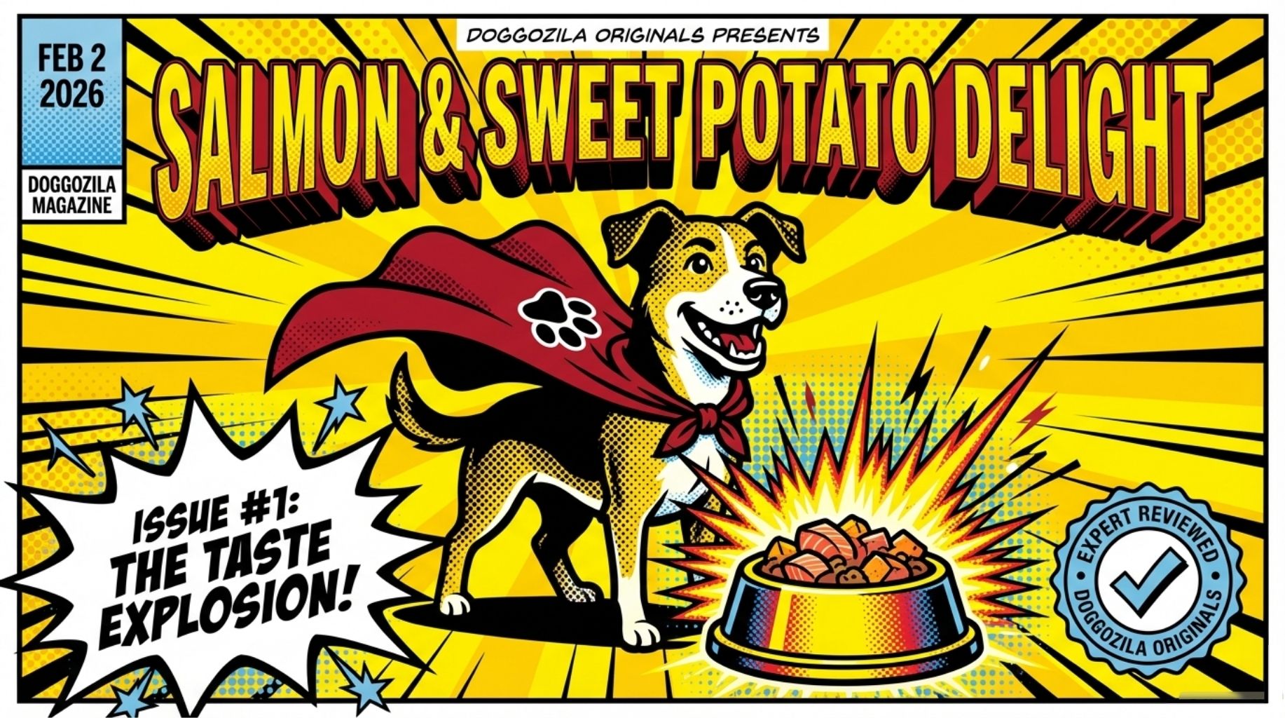 salmon and sweet potatoes recipe for your dogs