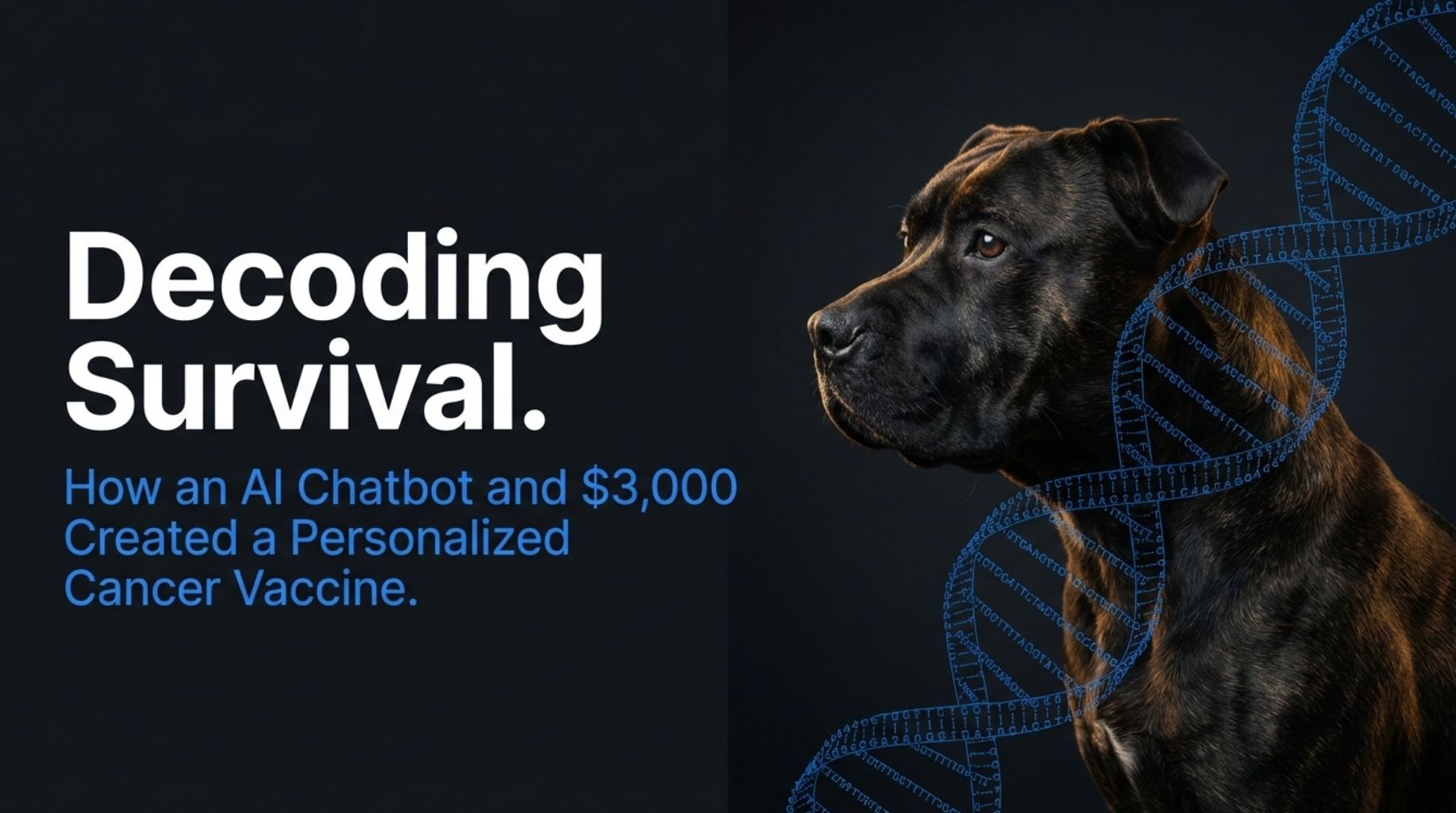 How an AI chatbot and 3000$ created a personalized cancer vaccine for dogs