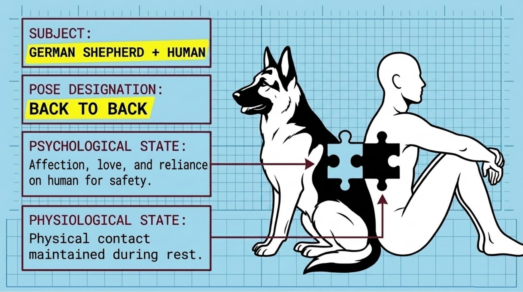 back to back position