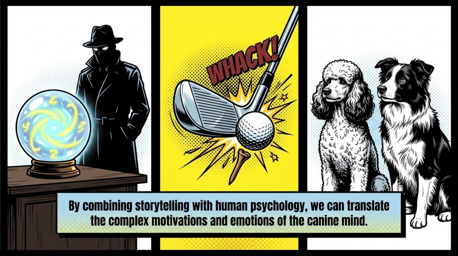 the storytelling of the dog mind