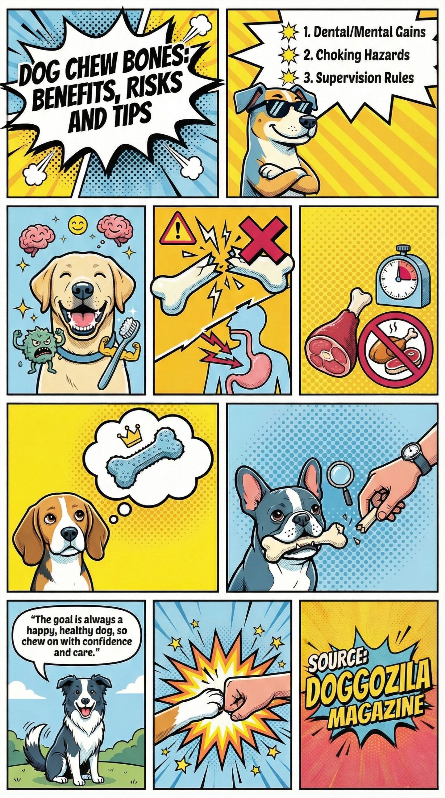 Cartoon dog guide