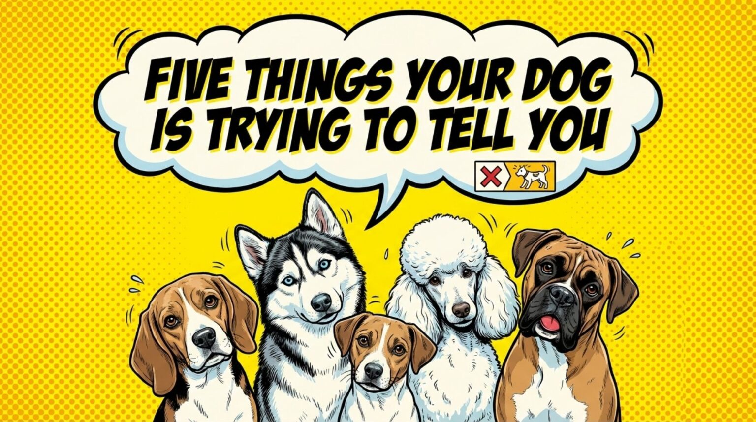5 things your dog is trying to tell you
