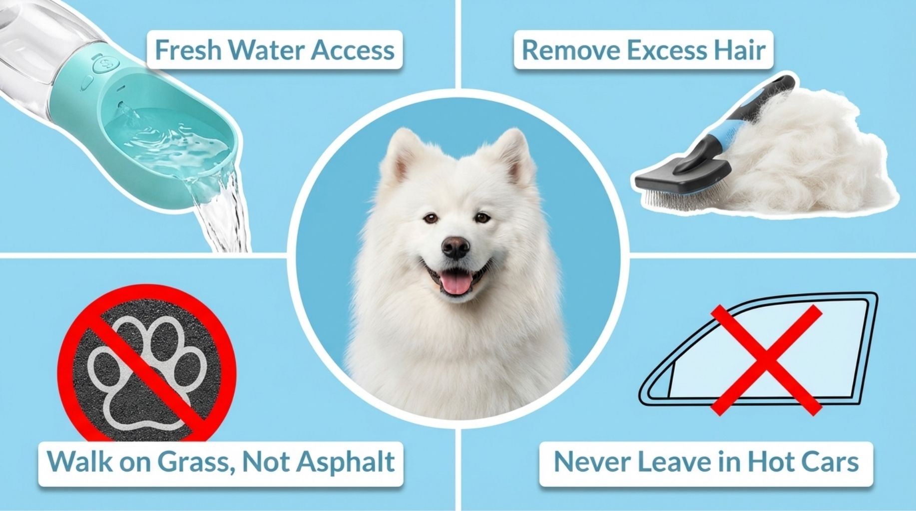 tools to keep your dog cool in the summer days