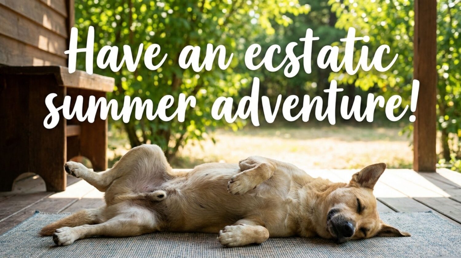 have a epic adventures with your dog in the summer days