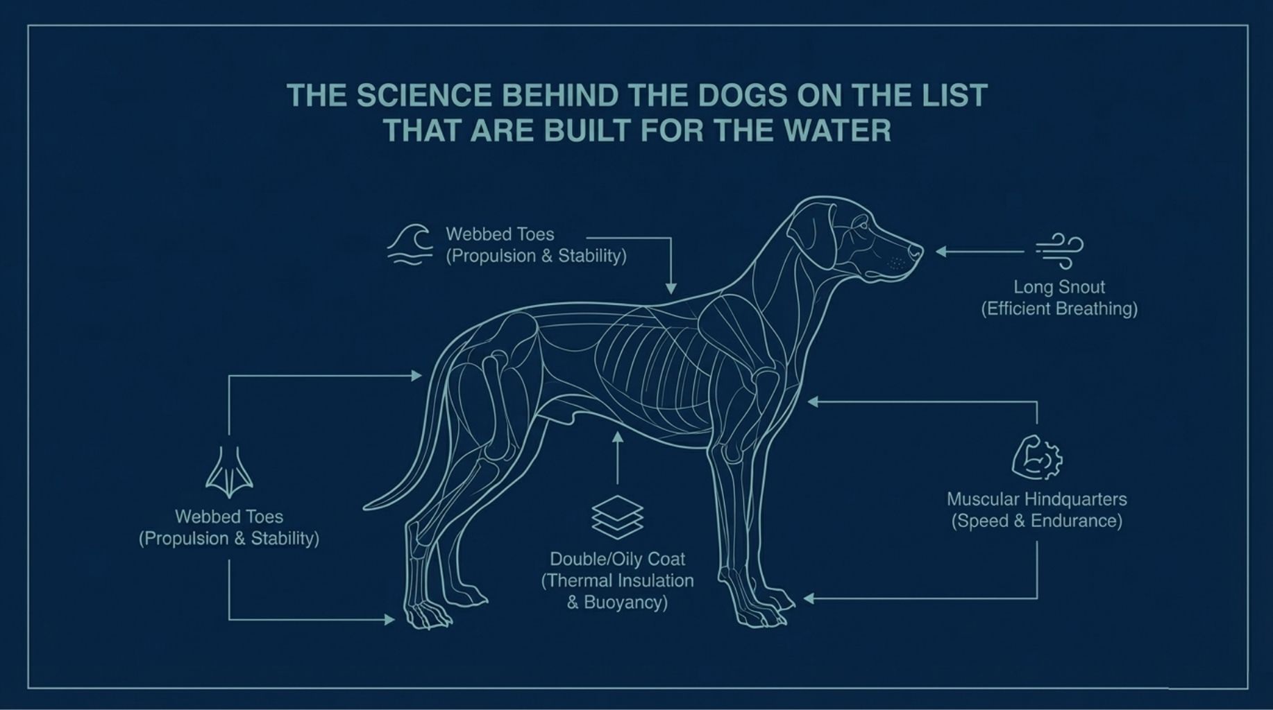 science behind the top dog breeds that love swimming