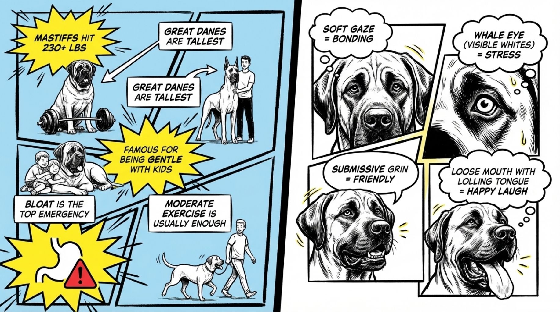 General facts about giant dog breeds