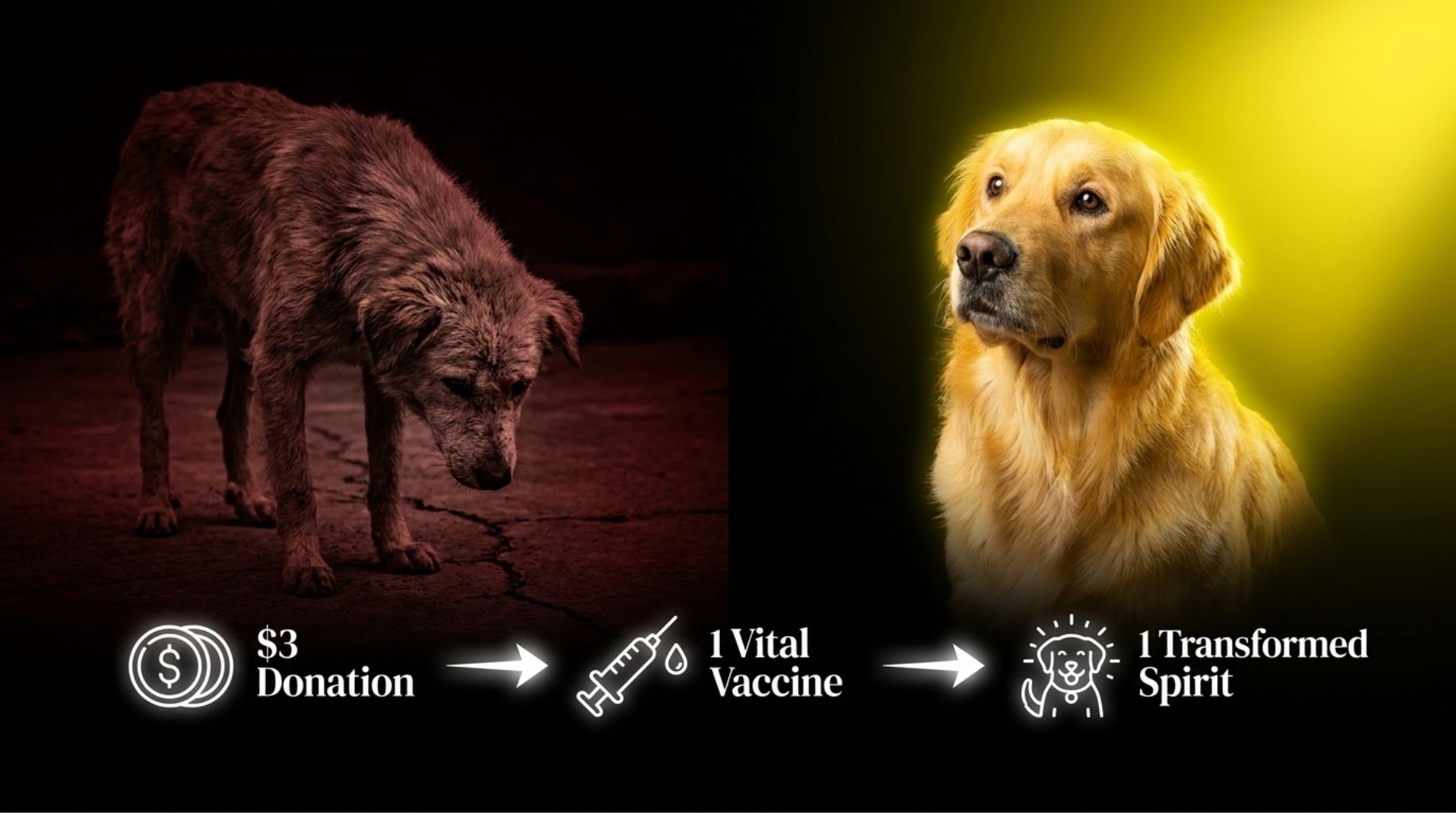 every donation helps dogs