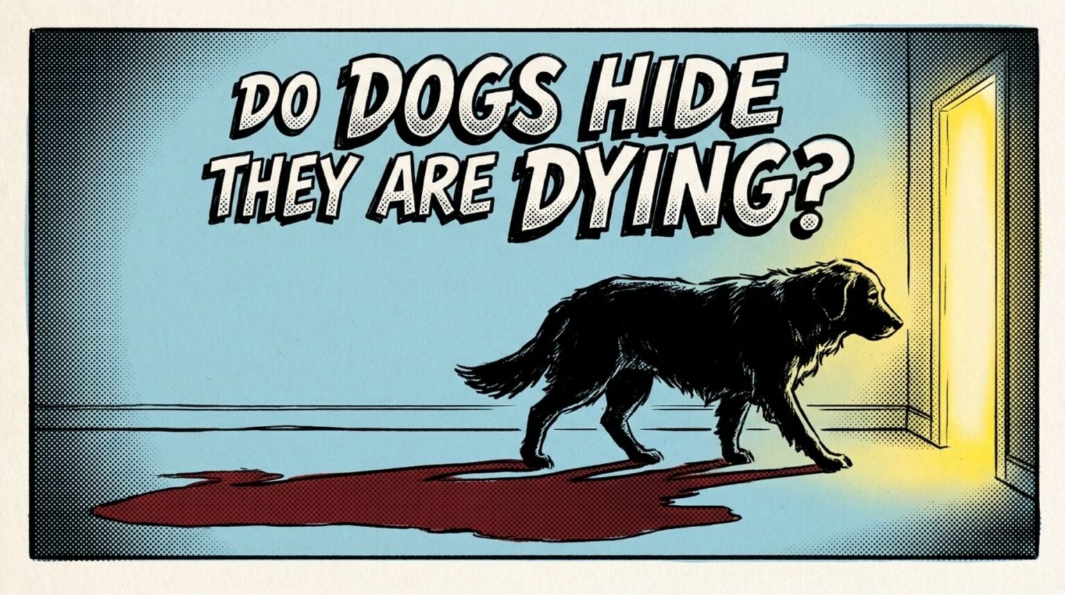 some dogs do hide when they feel that are dying