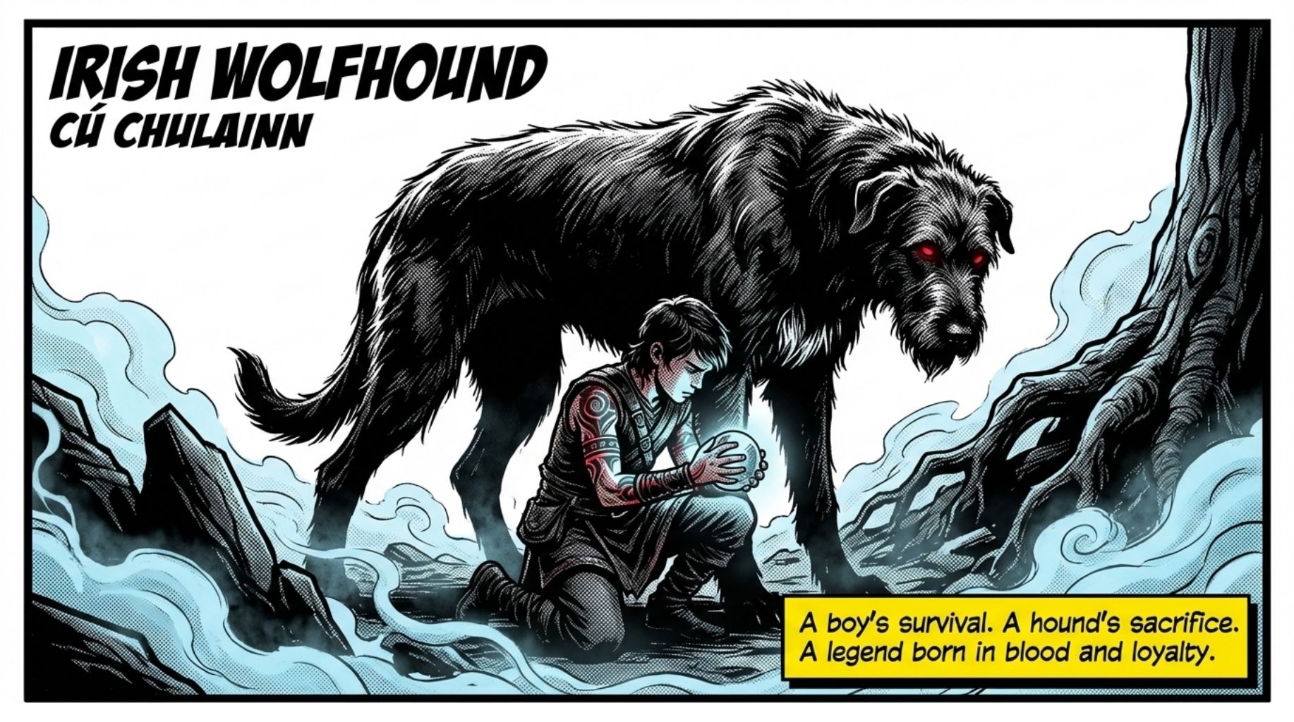 Irish wolfhound Cu Chulainn