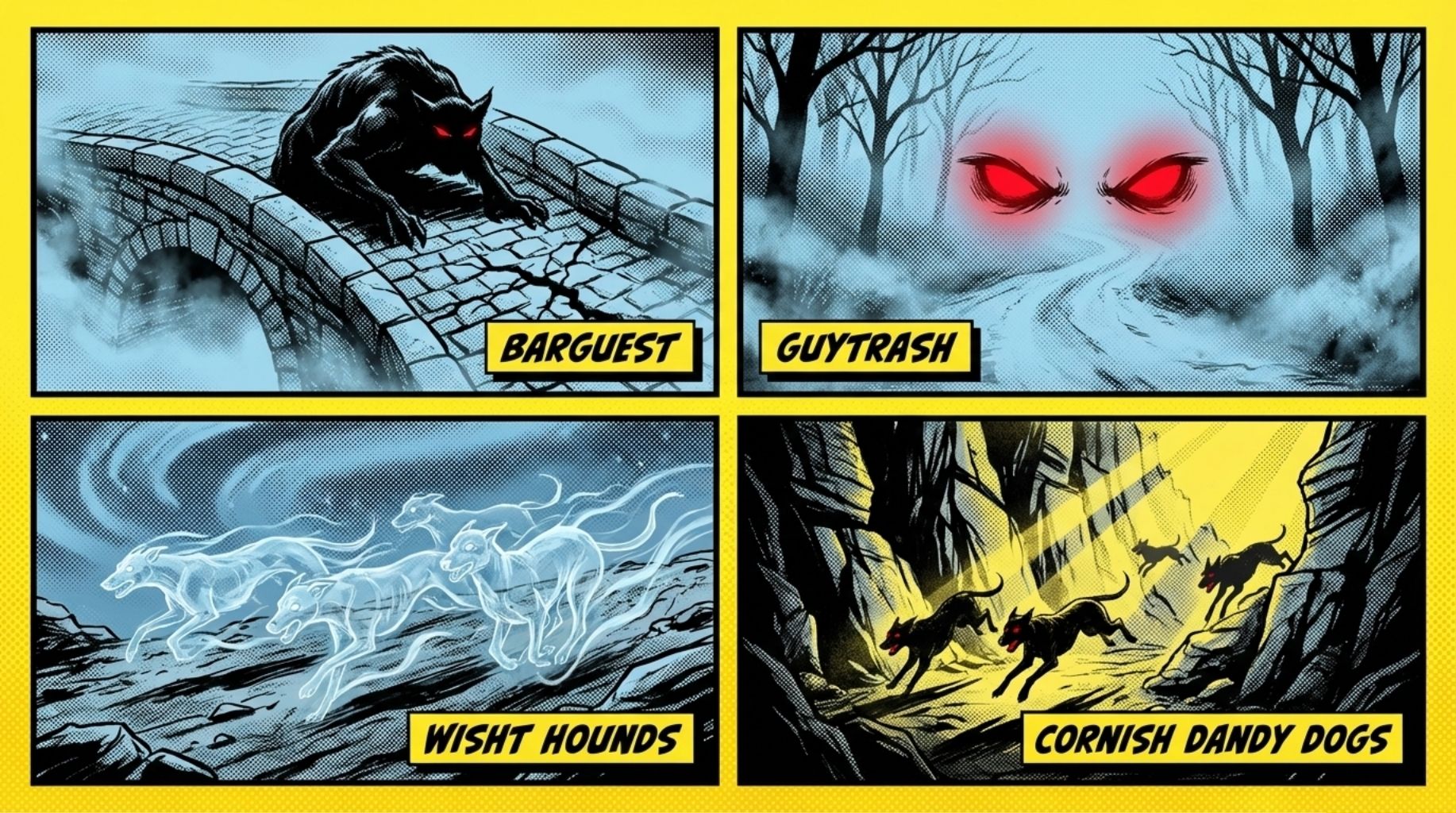 THE HELLHOUNDS AND CHURCHYARD GUARDIANS OF FRANCE AND GERMANY