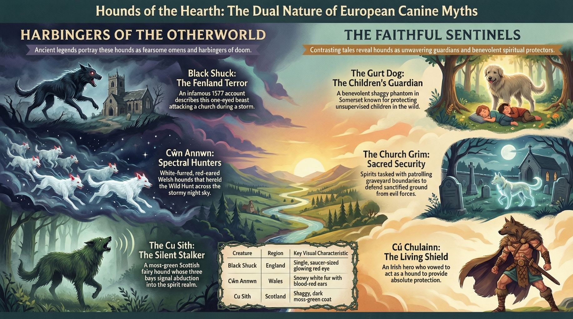 Dog Myths from Old European Folklore