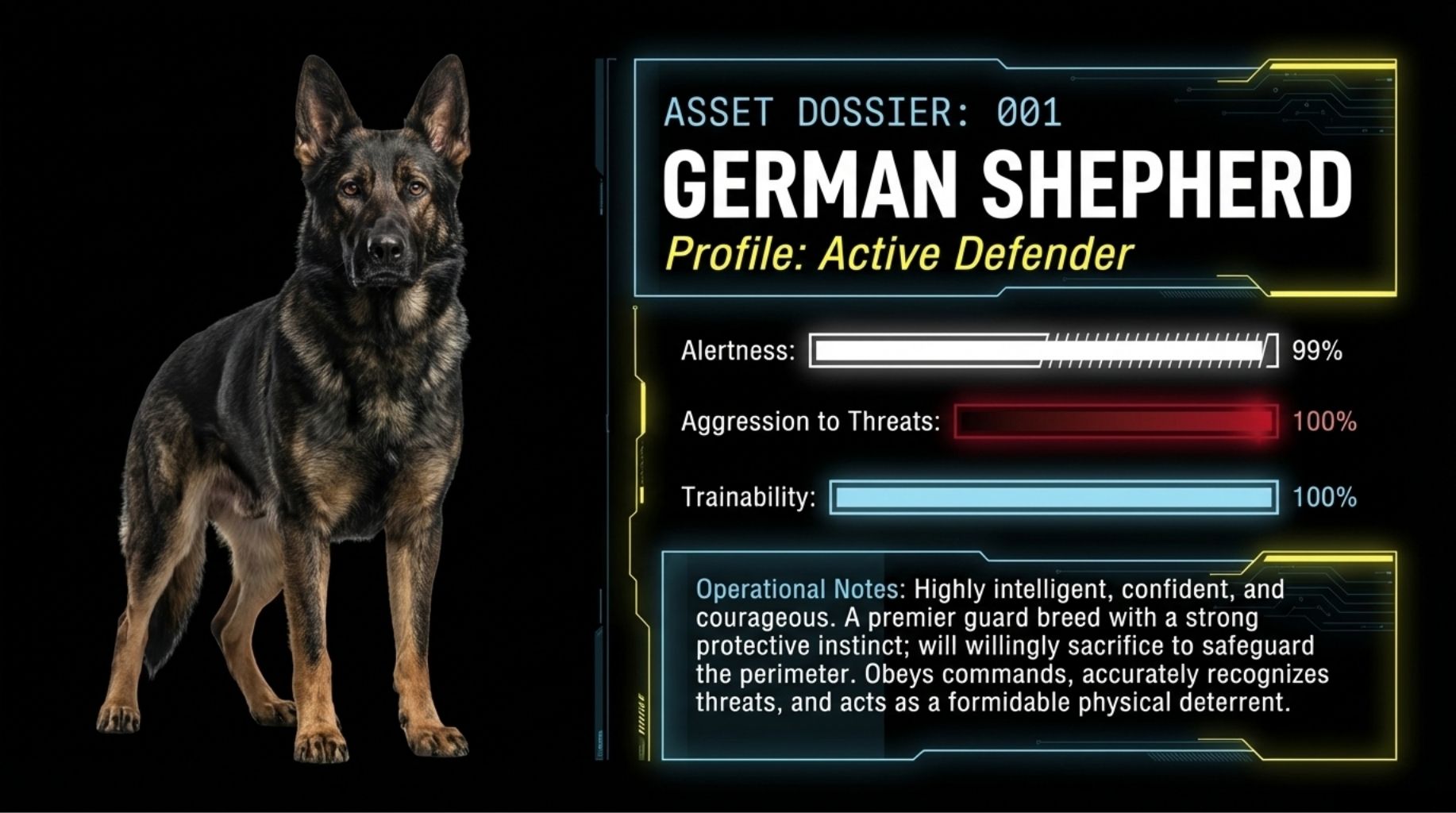German Shepard as Guard dog