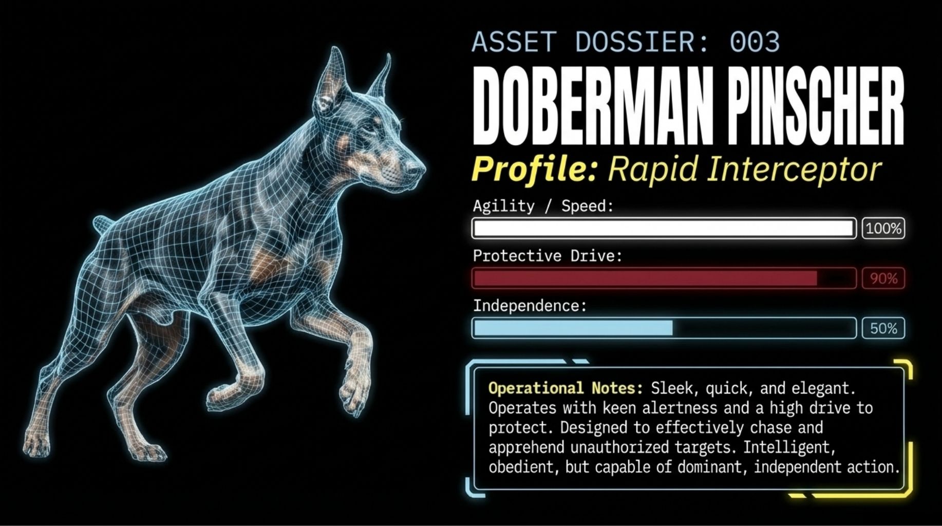 Doberman Pinscher as Guard dog