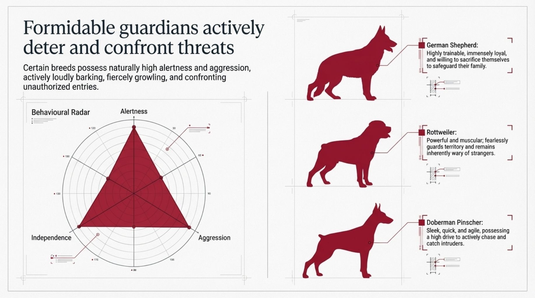 How alert and aggressive guard dogs React To Thieves