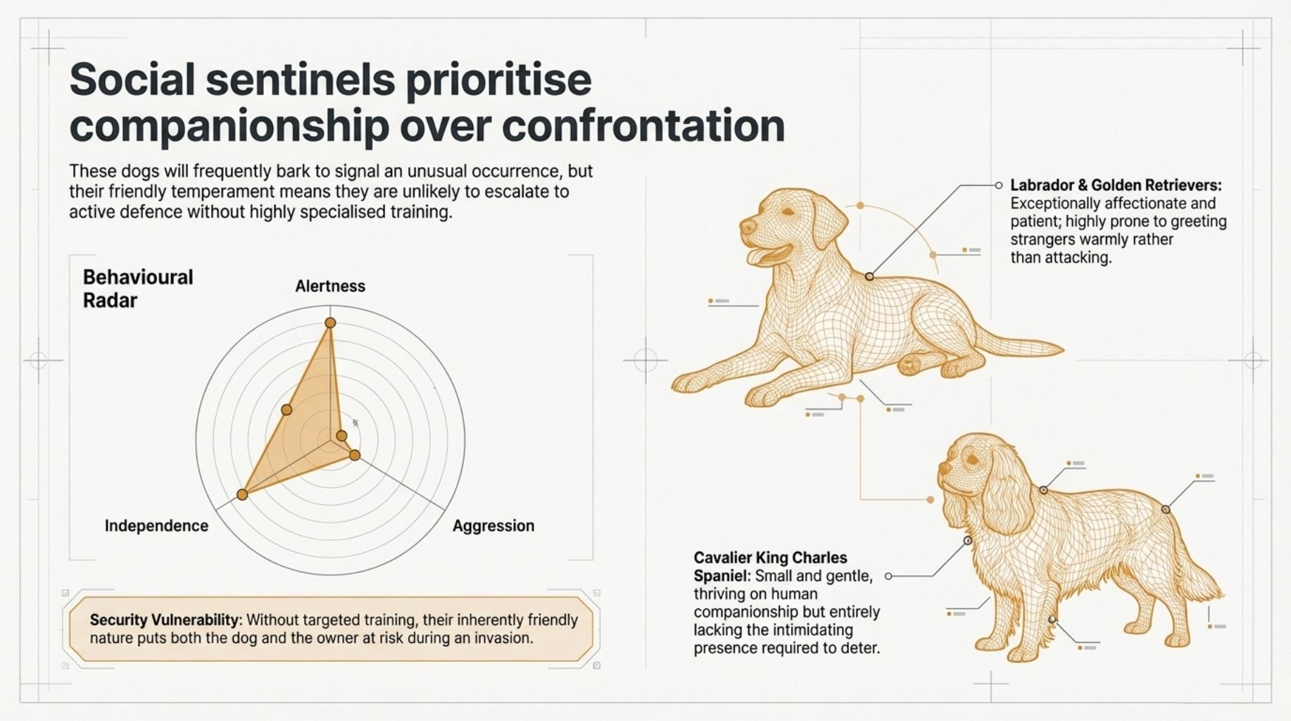 How gentle and friendly guard dogs React To Thieves