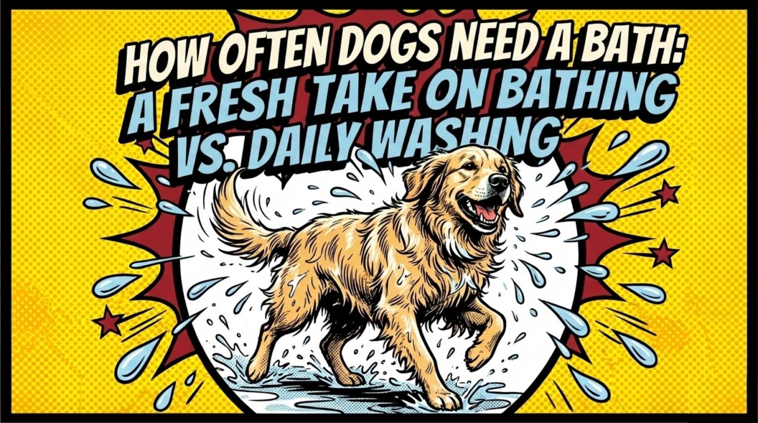 Dog Bathing vs. Washing and How Often Do Dogs Need a Bath